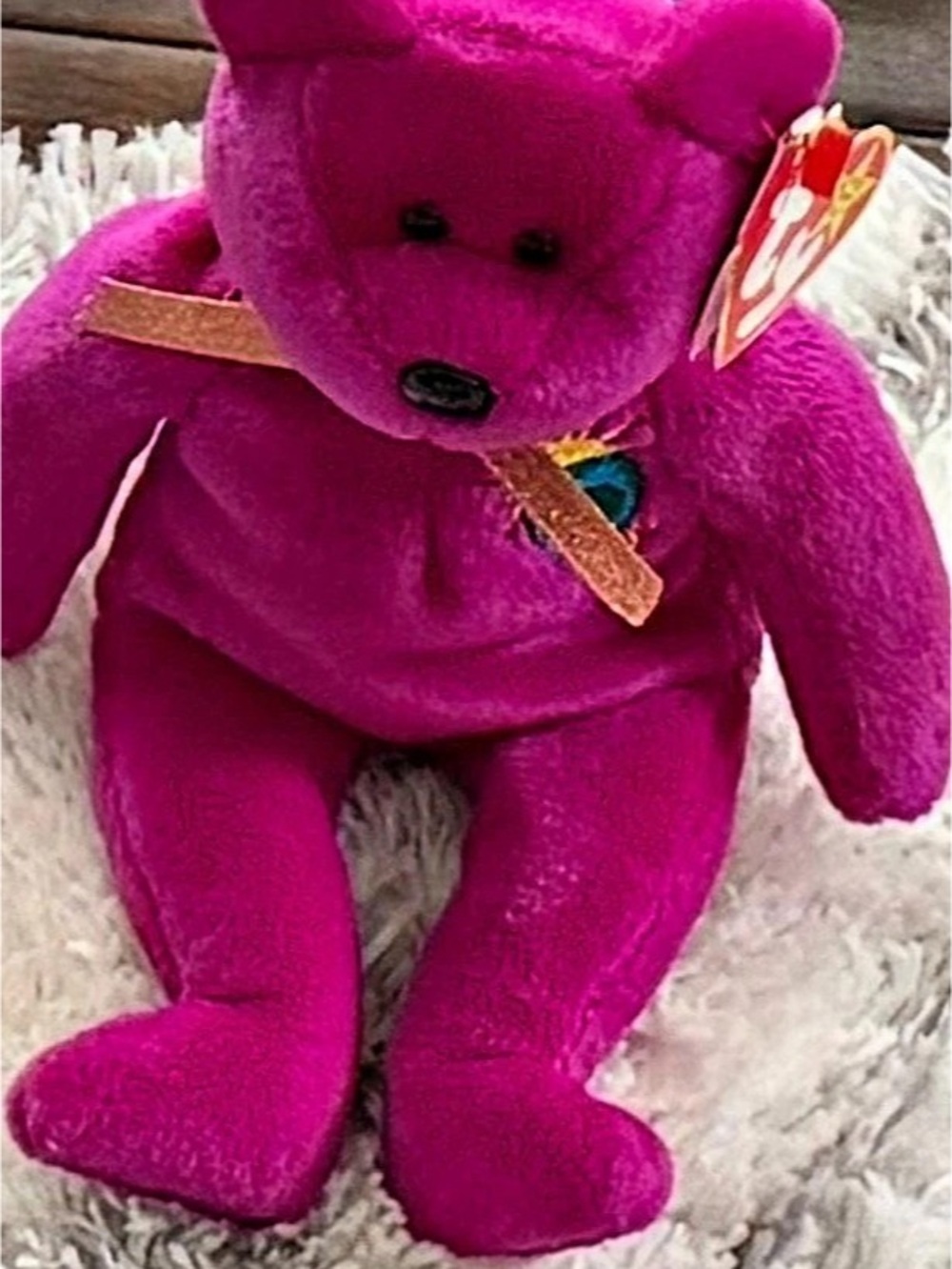 Ty Princess the Bear Pink Plush Bear